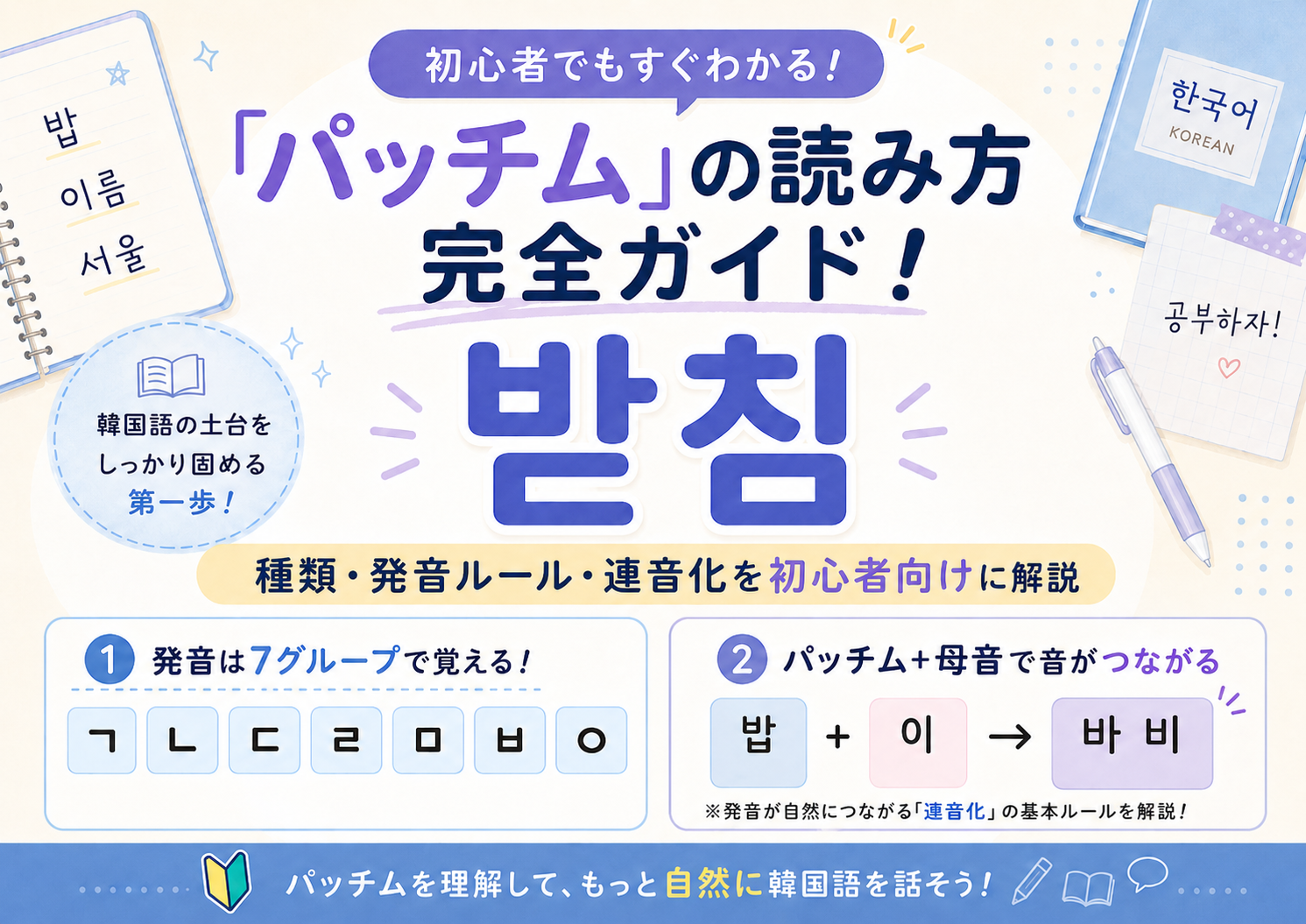 パッチム完全ガイドのアイキャッチ